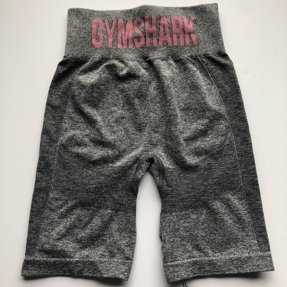 Gymshark S/M Flex Seamless Cycling Shorts & Adapt Marl Seamless Sports Bra Set - Picture 3 of 7